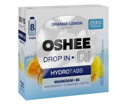 Zdrowa żywność OSHEE Tabletki musujące DROP IN Hydrotabs Vitamin Water pomarańcza